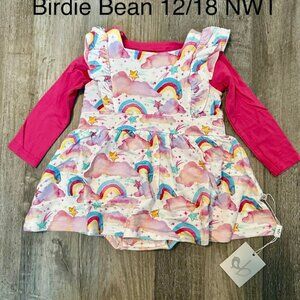 Birdie Bean Penelope Rainbow Jumper Twirl Dress 12/18